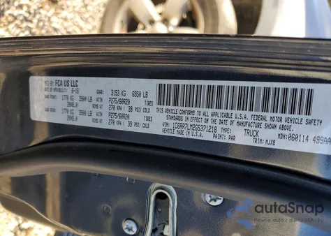 2016 Ram 1500 Slt from USA, damaged, VIN 1C6RR7LM2GS371218